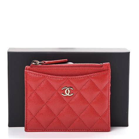 chanel men's card holder|chanel card holder zipped.